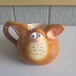 Cat Mug Orange Tabby Russ Berrie Designed by Douglas Ceramic Coffee Cup